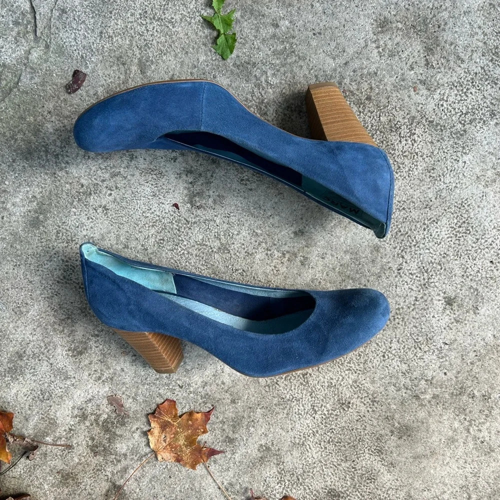 Marc The Art of Walking Blue Suede Shoes, size 9.5 - Picture 6 of 9